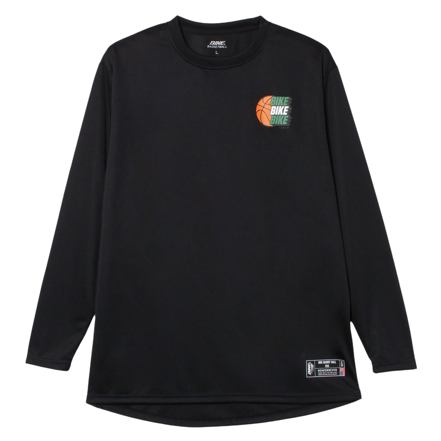 25FW バイク 長袖 Tシャツ(COURT FLOOR PLAN) BK6702