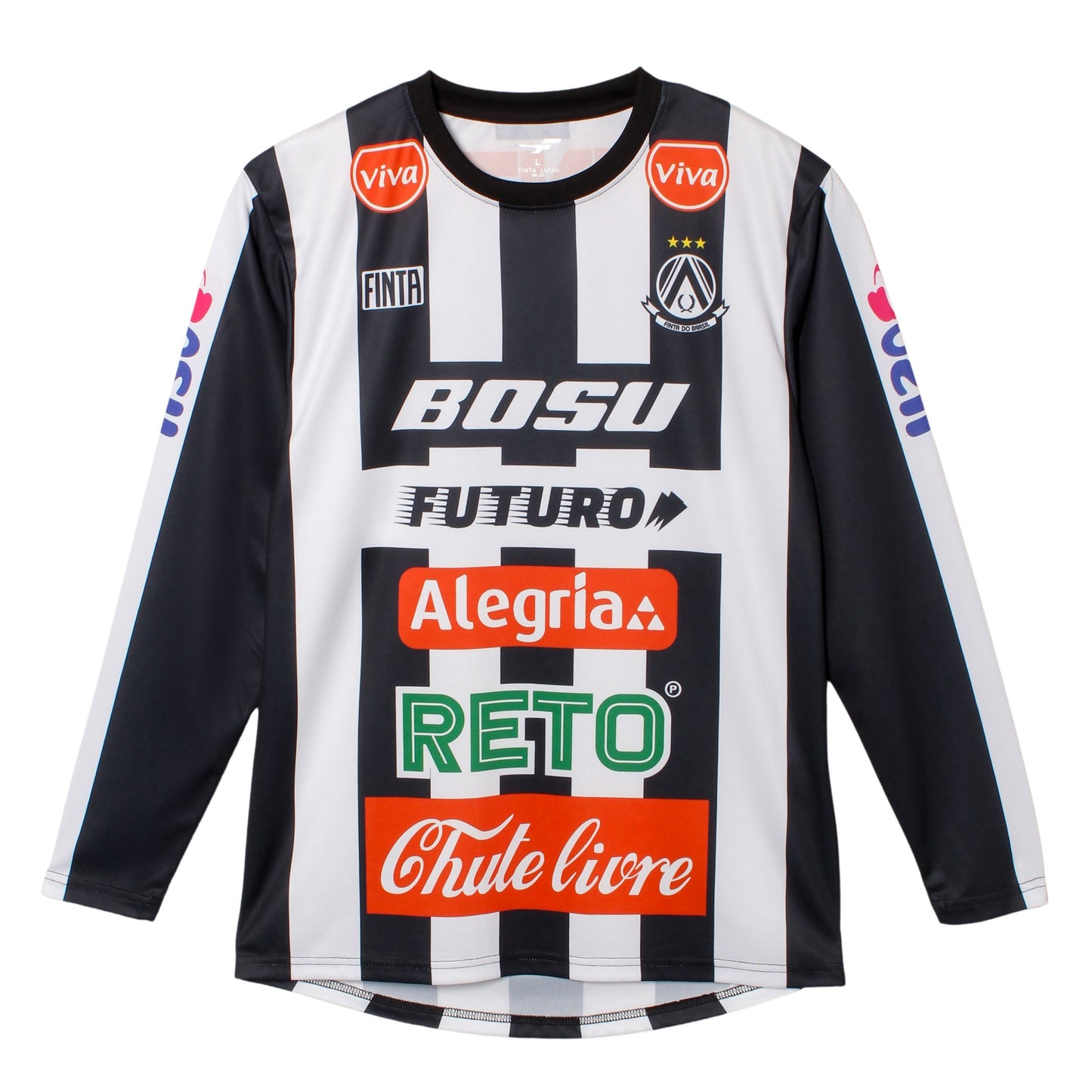 25FW フィンタ ジュニア レコルダーレ 長袖 グラフィックプラシャツ FT4500J