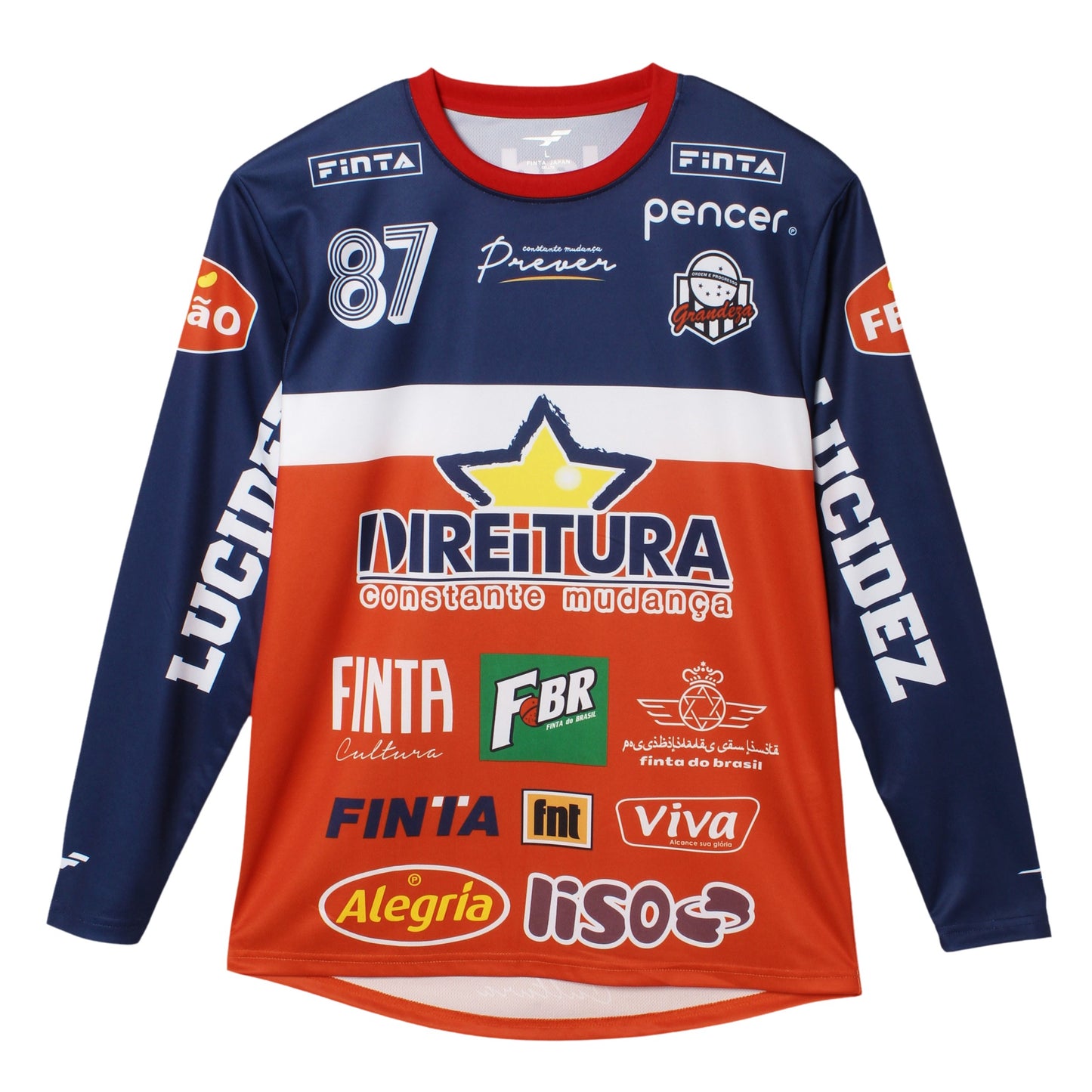 25FW フィンタ ジュニア レコルダーレ 長袖 グラフィックプラシャツ FT4500J