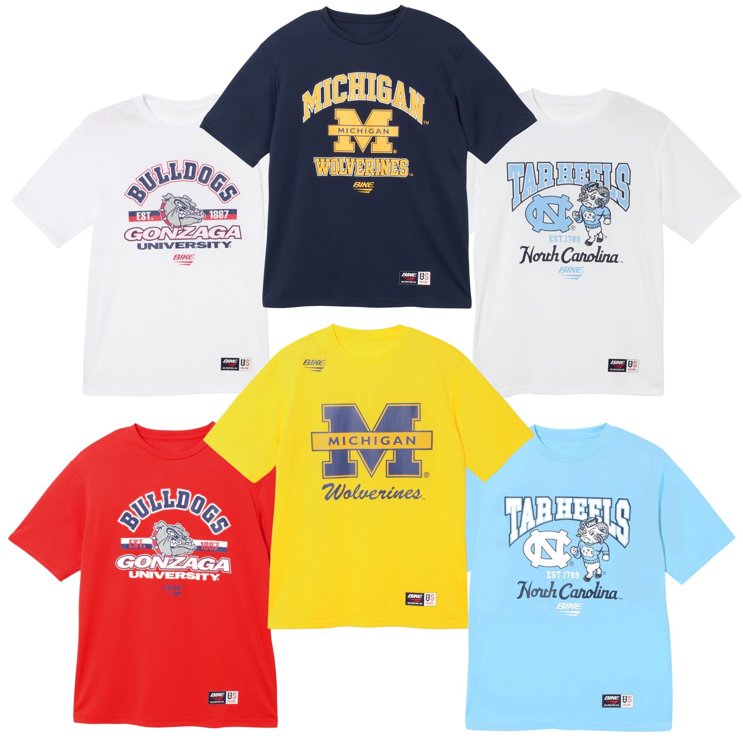 25SS バイク プラクティスTシャツ BIKE BASKETBALL USA - US COLLEGE コラボ BNC0021