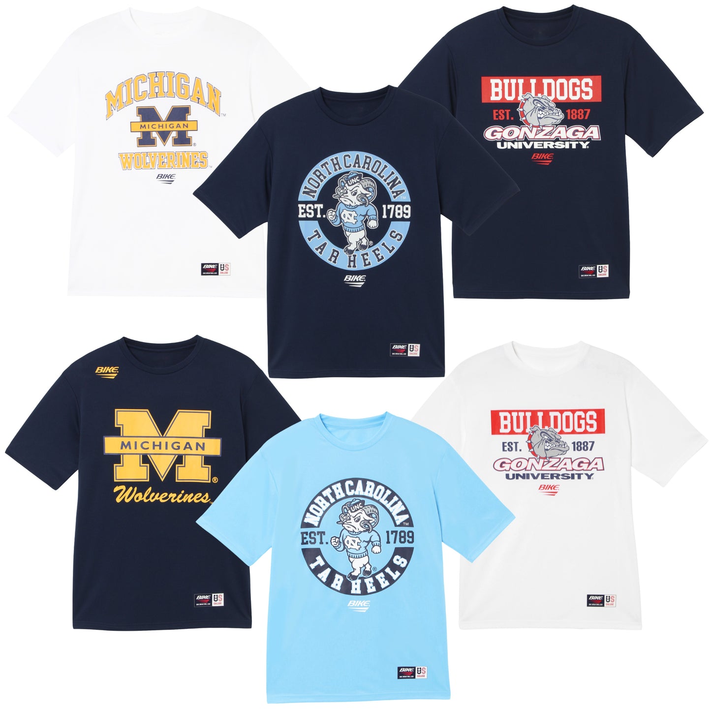 25SS バイク プラクティスTシャツ BIKE BASKETBALL USA - US COLLEGE コラボ BNC0022