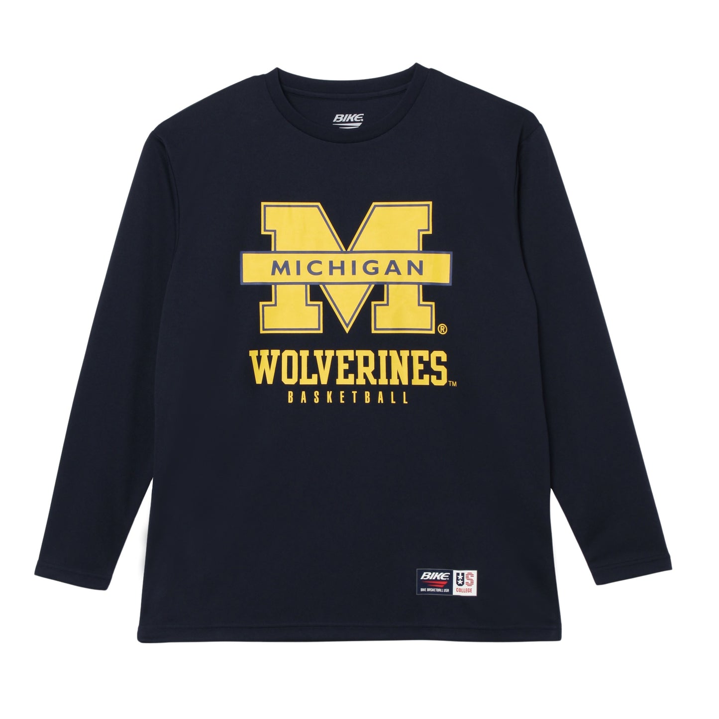 25FW バイク 長袖 Ｔシャツ BIKE BASKETBALL USA - US COLLEGE コラボ BNC0025