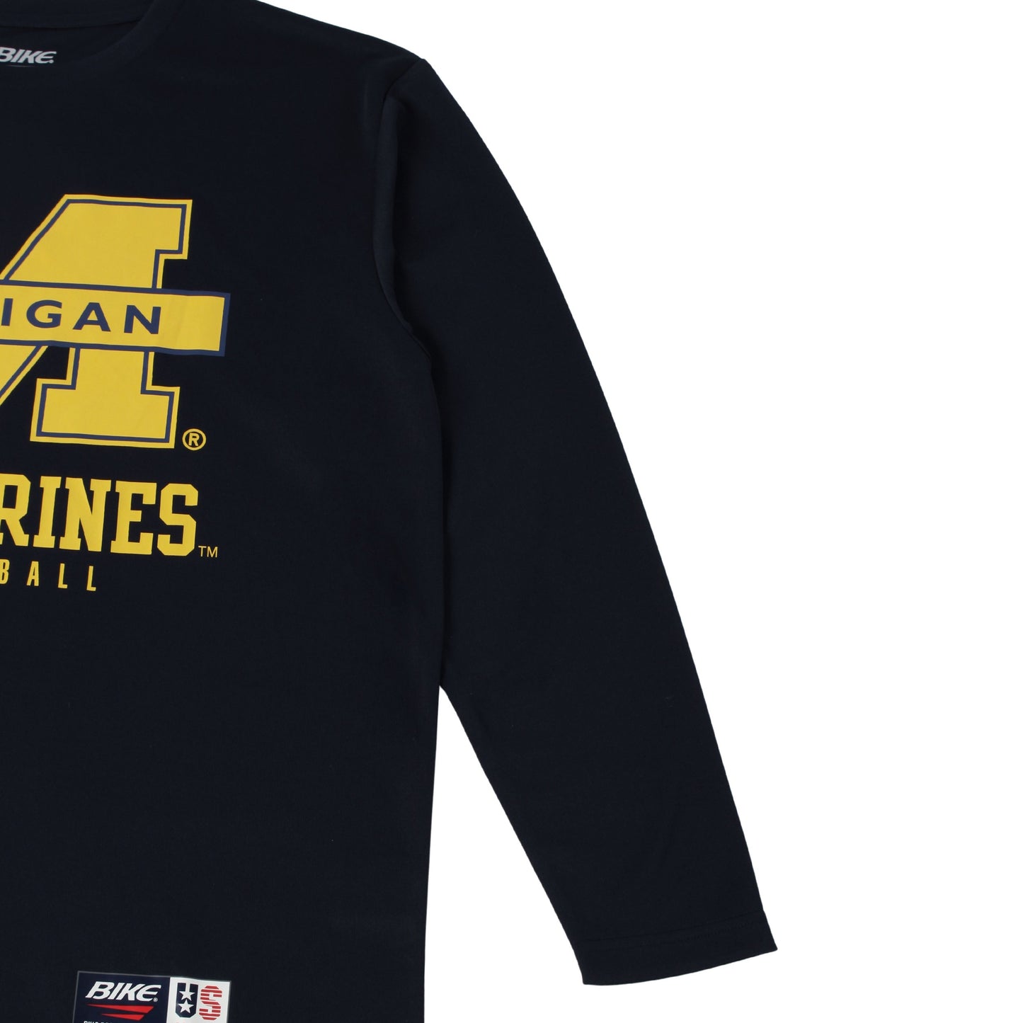 25FW バイク 長袖 Ｔシャツ BIKE BASKETBALL USA - US COLLEGE コラボ BNC0025