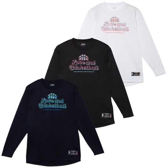 25FW  バイク ウィミンズ 長袖 Ｔシャツ （ＬＯＶＥ ＡＮＤ ＢＡＳＫＥＴＢＡＬＬ） BK6724