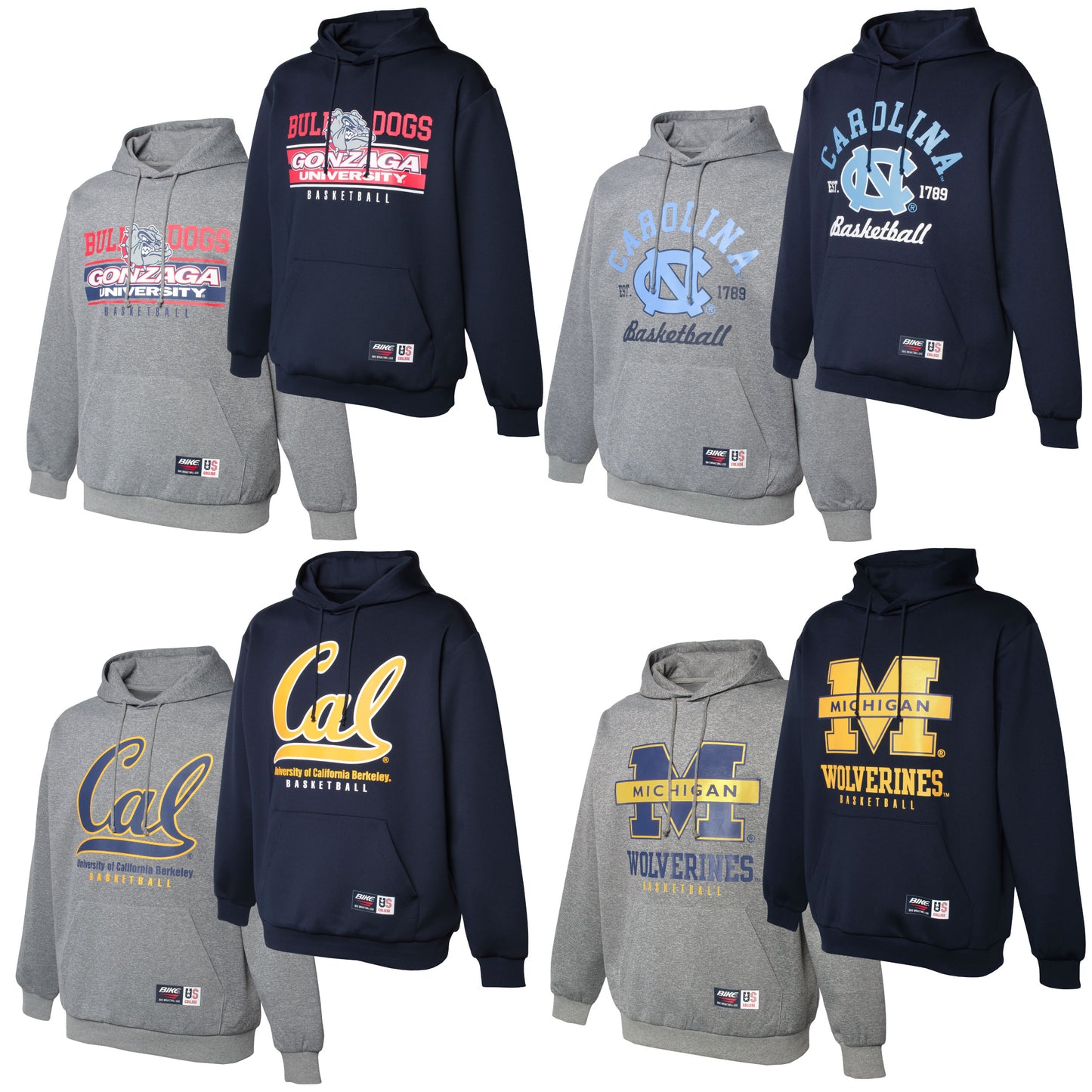 25FW バイク ドライスウェットパーカー BIKE BASKETBALL USA - US COLLEGE コラボ BNC0027