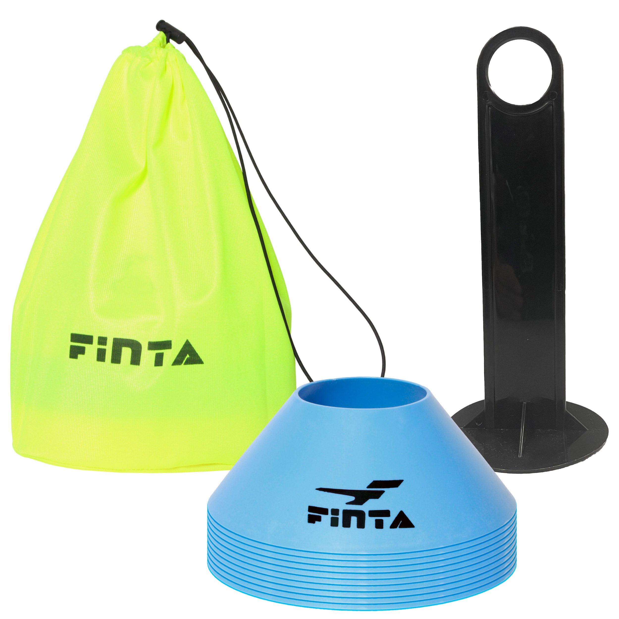 FINTA フィンタ サッカー フットサル マーカーコーン 10枚セット