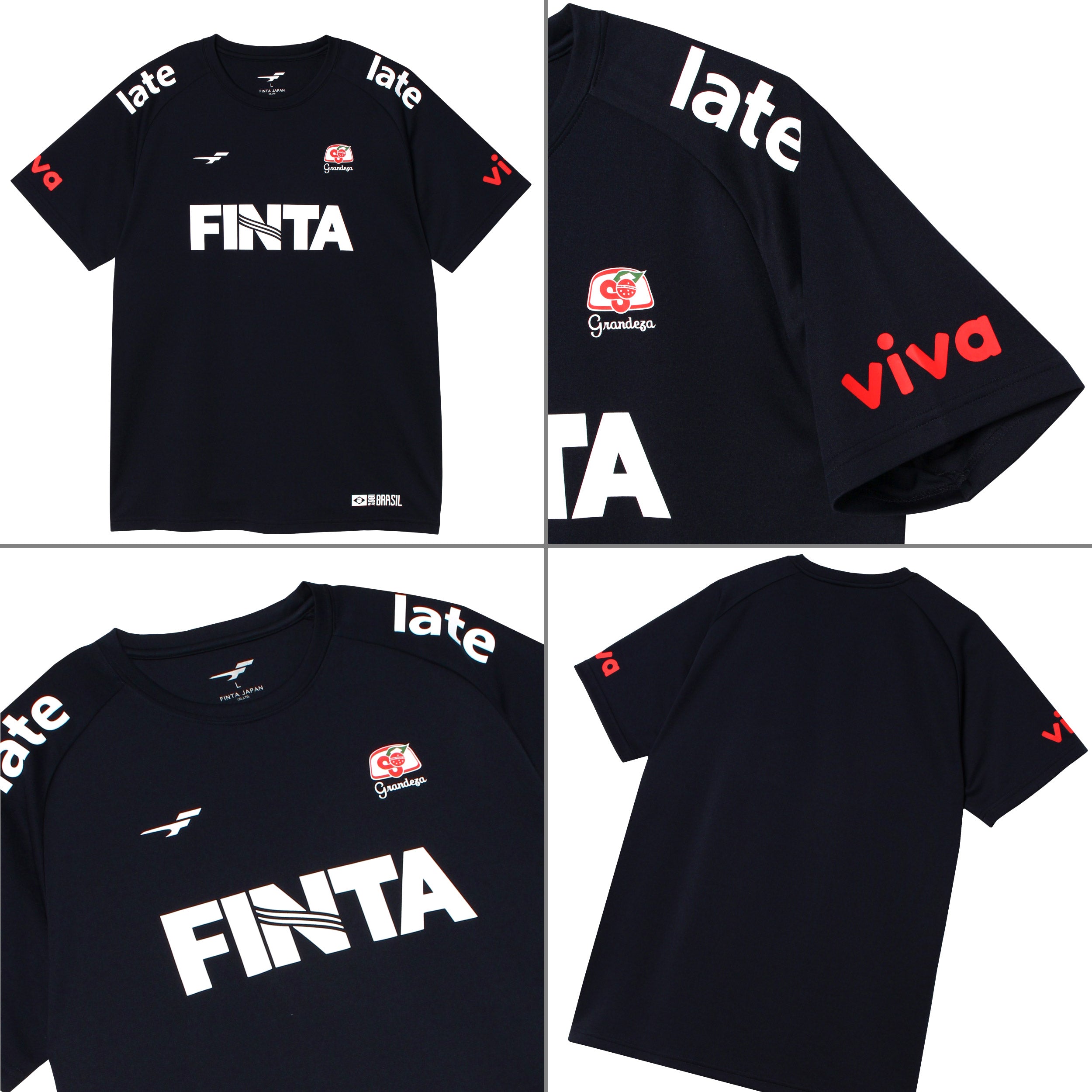 FINTA フィンタ サッカー フットサル メンズ 半袖 プラクティス シャツ